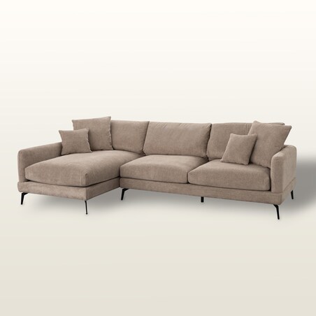 Sofa Odense beige, 290x95x90 cm