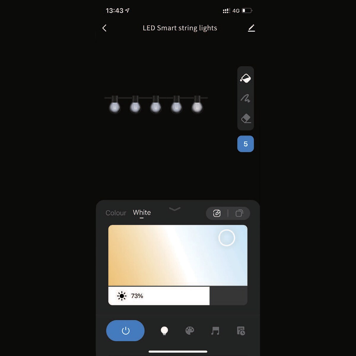 Girlanda LED świetlna 10 m SMART sterowana aplikacją