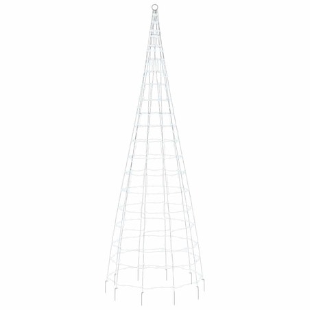 vidaXL Choinka LED 550 LED Zimna biel 300 cm