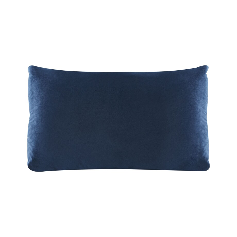 Fotel LUVOS Welur Ciemnoniebieski