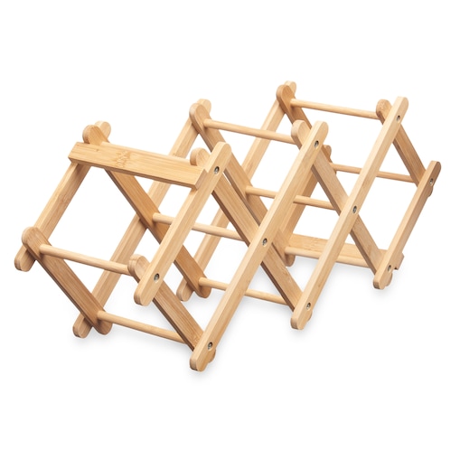 Stojak na wino na 6 butelek, 54 x 15 x 21,5 cm