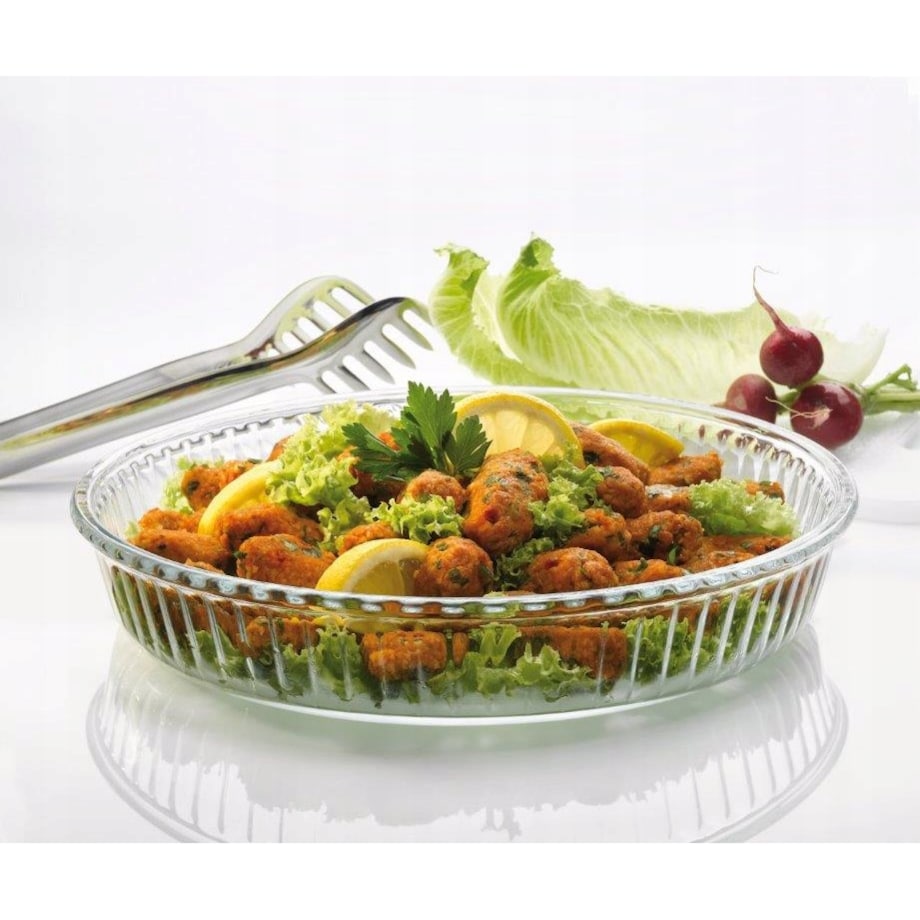 SZKLANA FORMA NACZYNIE NA TARTĘ CIASTO 28 cm SIMAX pieczenia