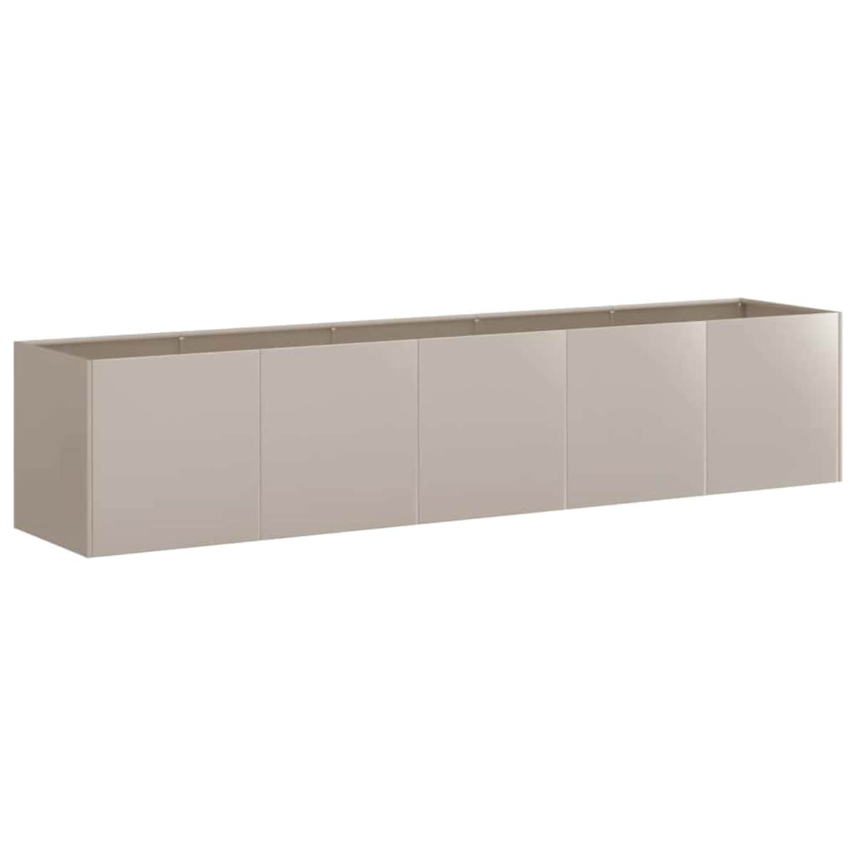vidaXL Doniczka Rusty 200x40x40 cm Stal nierdzewna