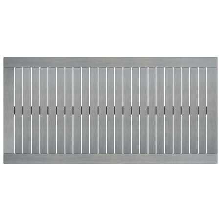 vidaXL Stolik kawowy, 100 x 50 x 33 cm, szary, lite drewno akacjowe