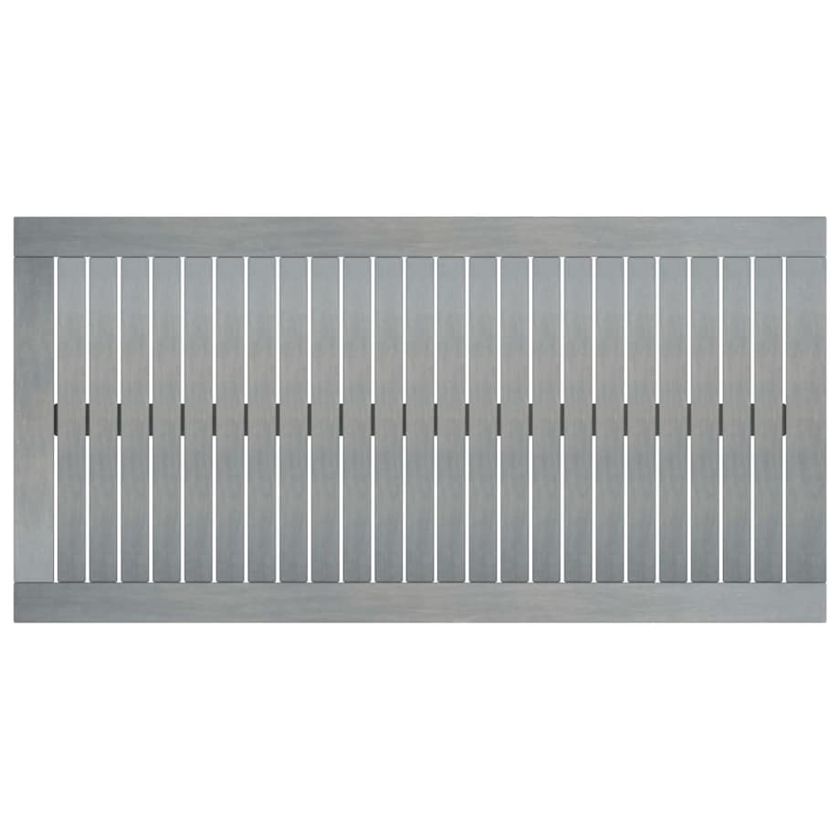 vidaXL Stolik kawowy, 100 x 50 x 33 cm, szary, lite drewno akacjowe