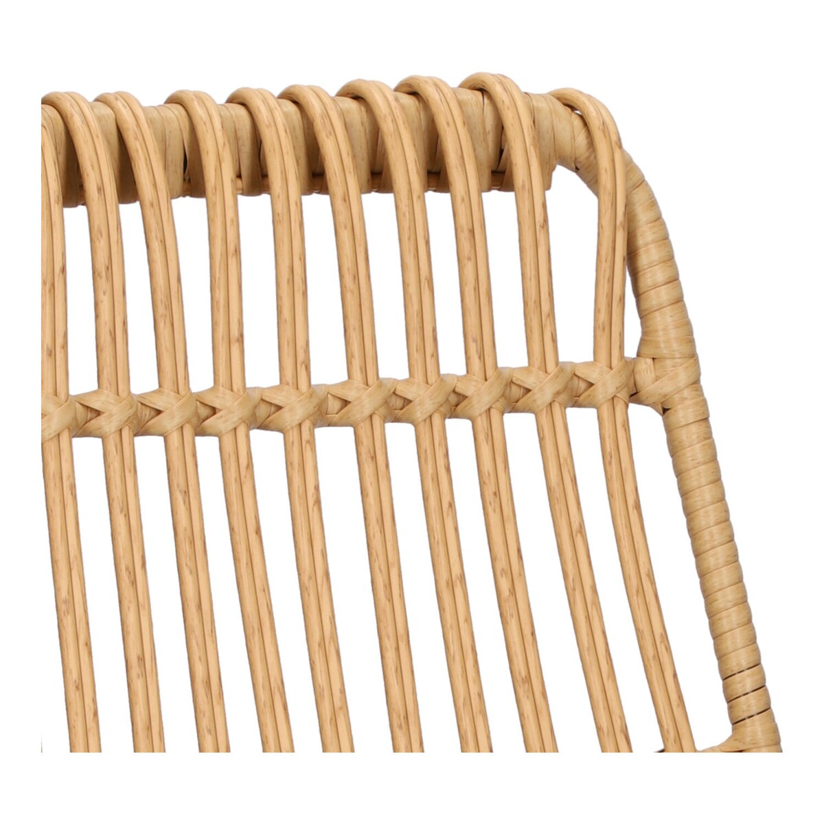 Zestaw 4 KRZESŁA Surabaya technorattan i stal profilowane