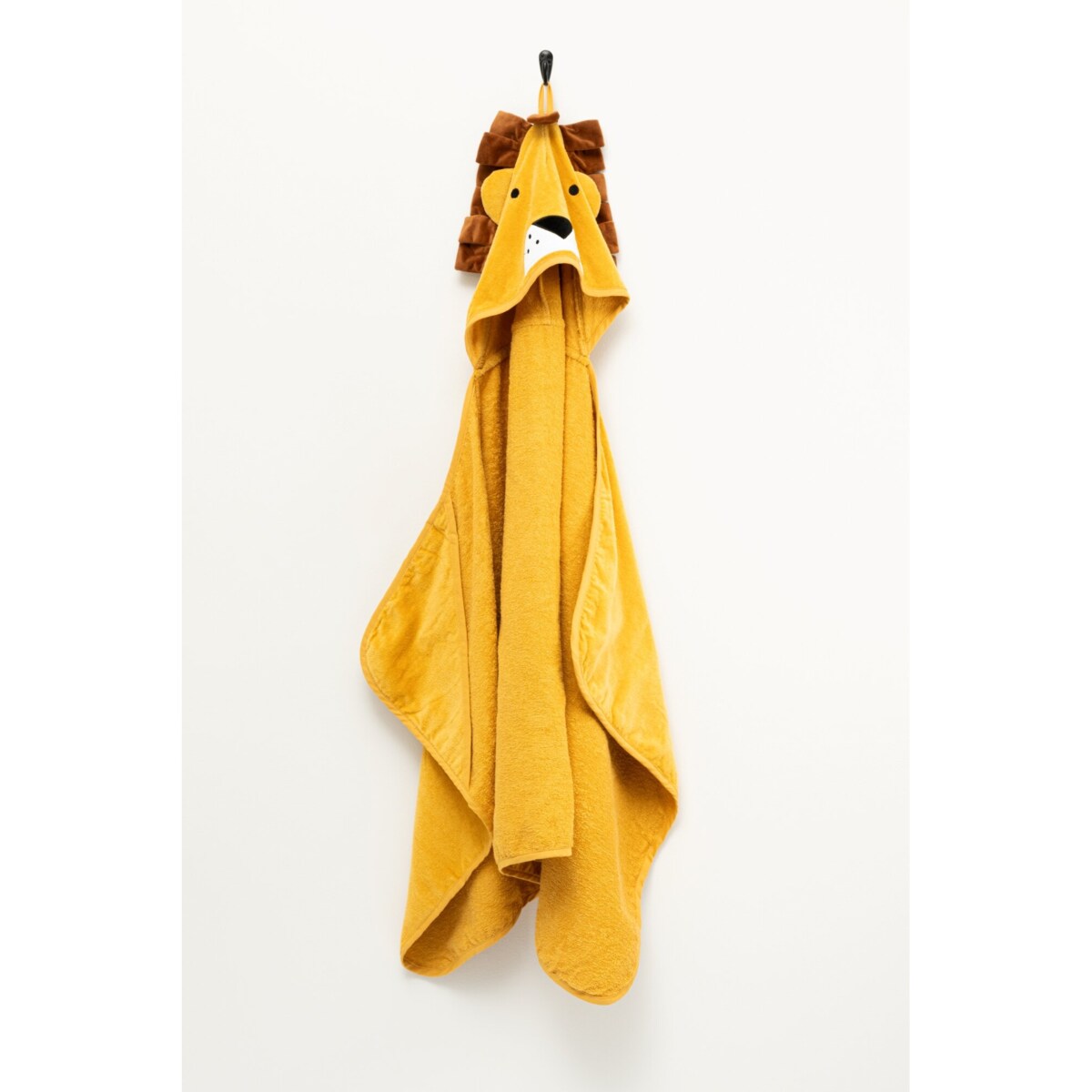 Ręcznik z kapturem dla dzieci LION, 60 x 100 cm