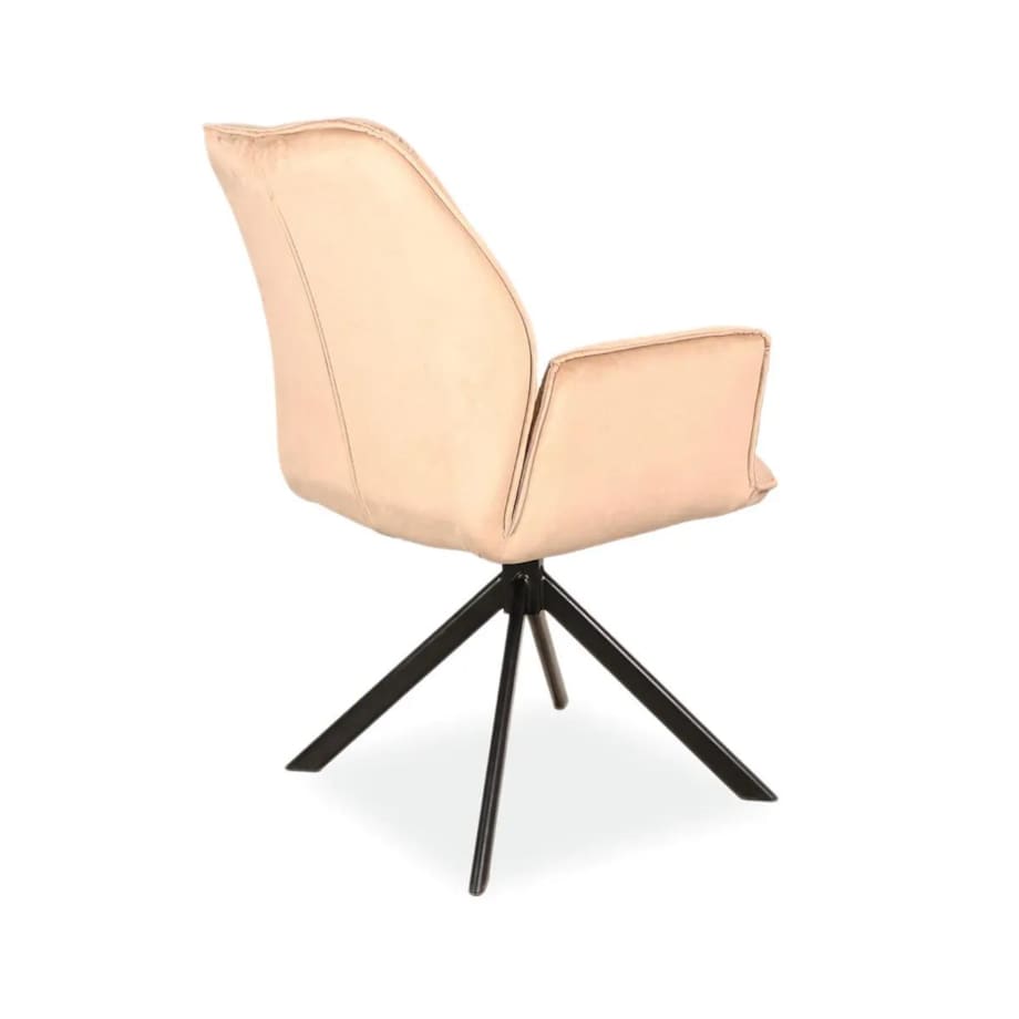 Krzesło tapicerowane BOOGIE II VELVET beżowe