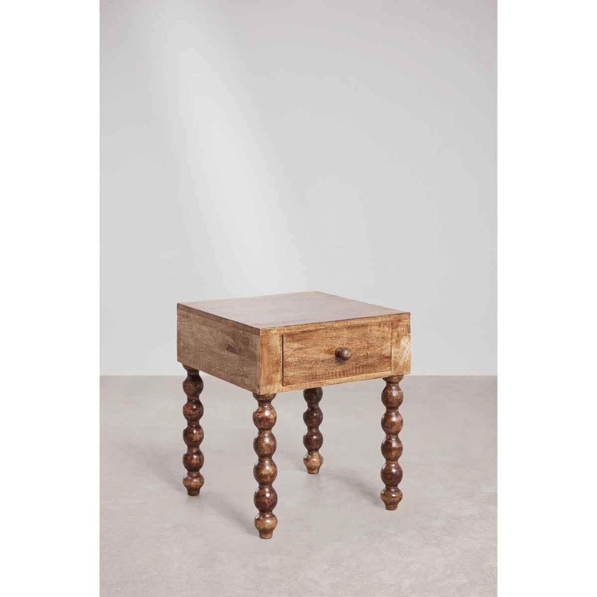 Szafka nocna 45x50 cm z drewna mango Tessaia