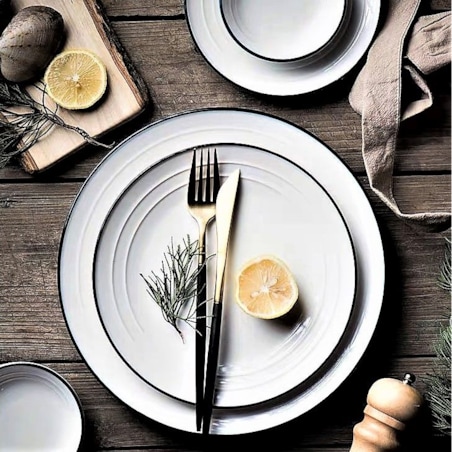 VILLA ITALIA Serwis obiadowy porcelanowy na 6 osób NOSTALGIA