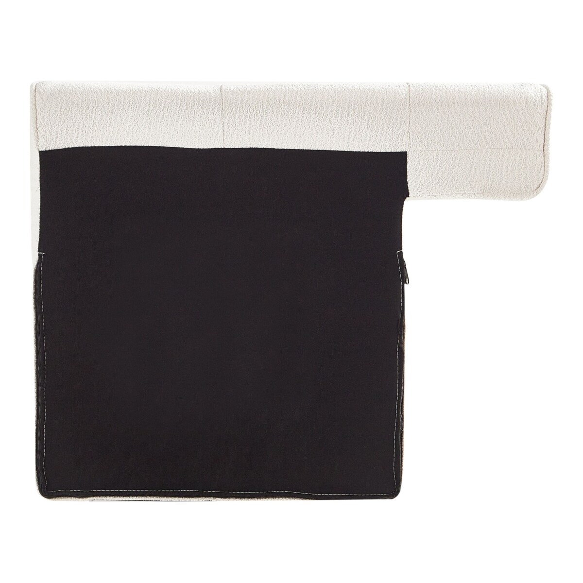 Sofa 2-osobowa biała SKIVE