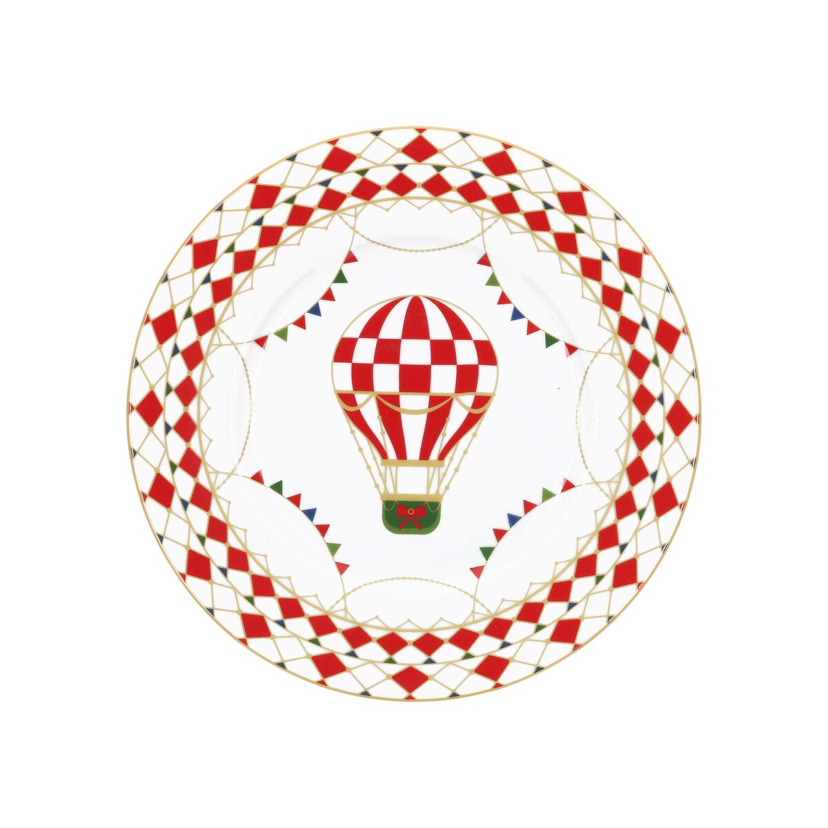 ROSE&TULIPANI XMAS CAROUSEL Talerz do sałatek 21 cm