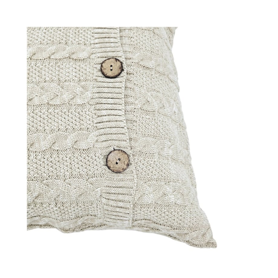 Poszewka dzianinowa bawełniana – VENEZIA LATTE