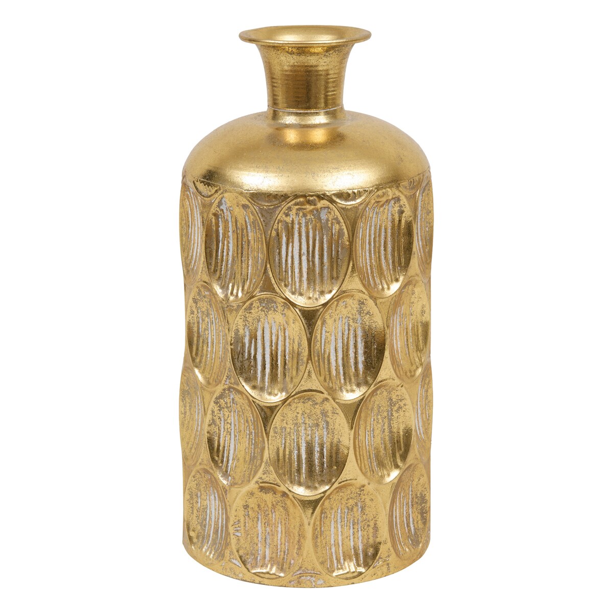 Wazon metalowy, złoty BELLI