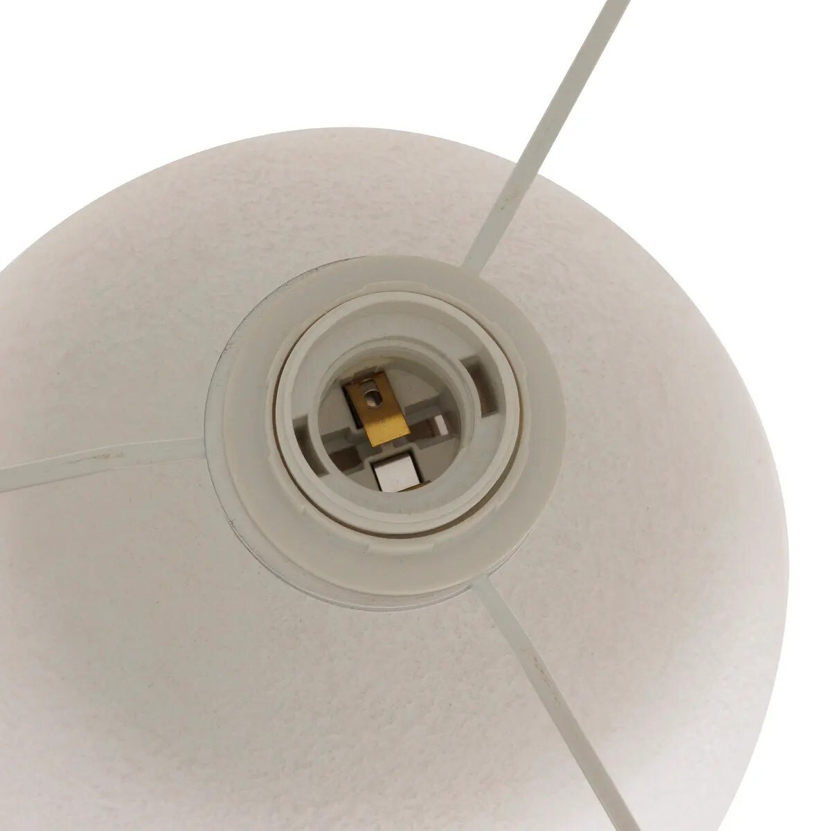 Lampa podłogowa, kamionkowa, biała Keyah 111 cm