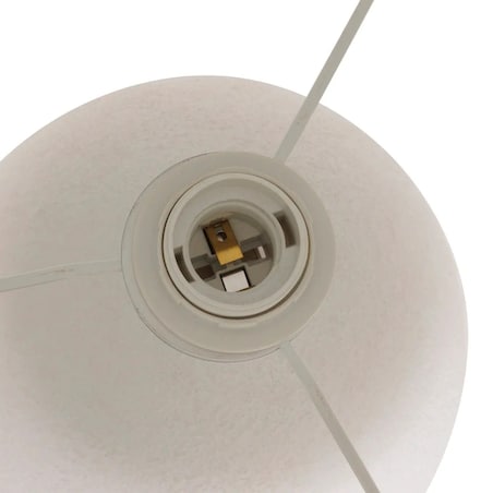 Lampa podłogowa, kamionkowa, biała Keyah 111 cm