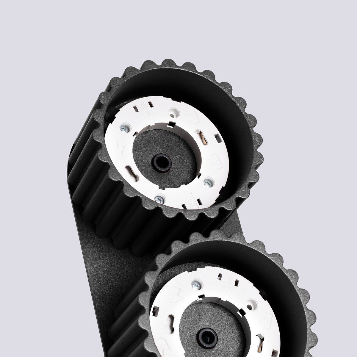 Plafon AURA 2 czarny Gx53