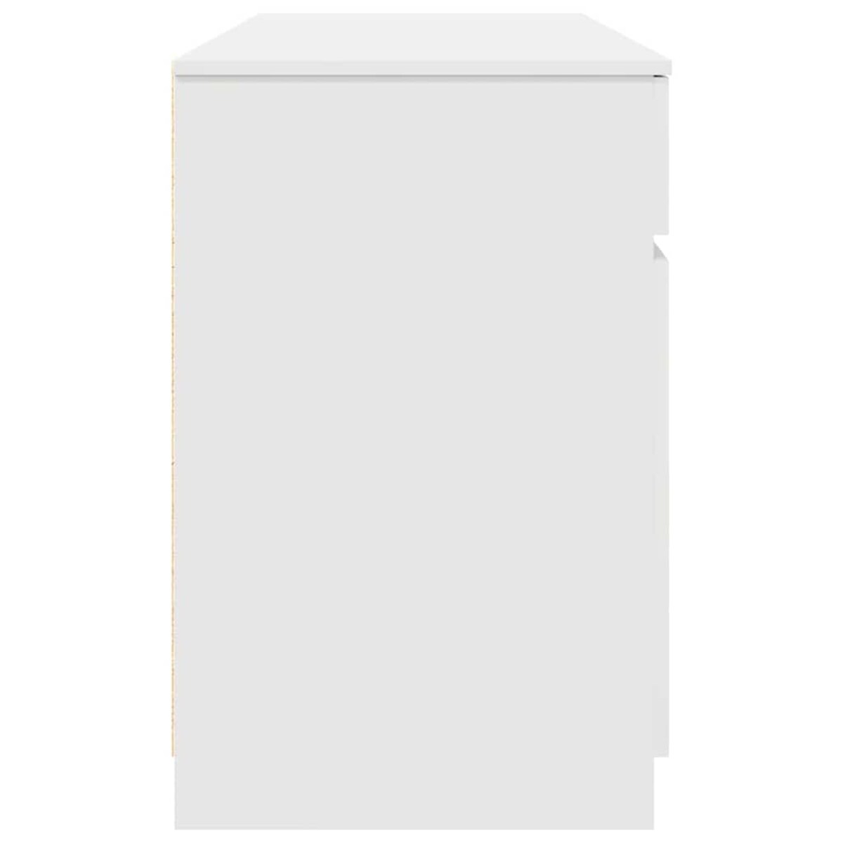 vidaXL Biurko z półką Biały 140 x 49 x 76 cm Materiał drewnopochodny