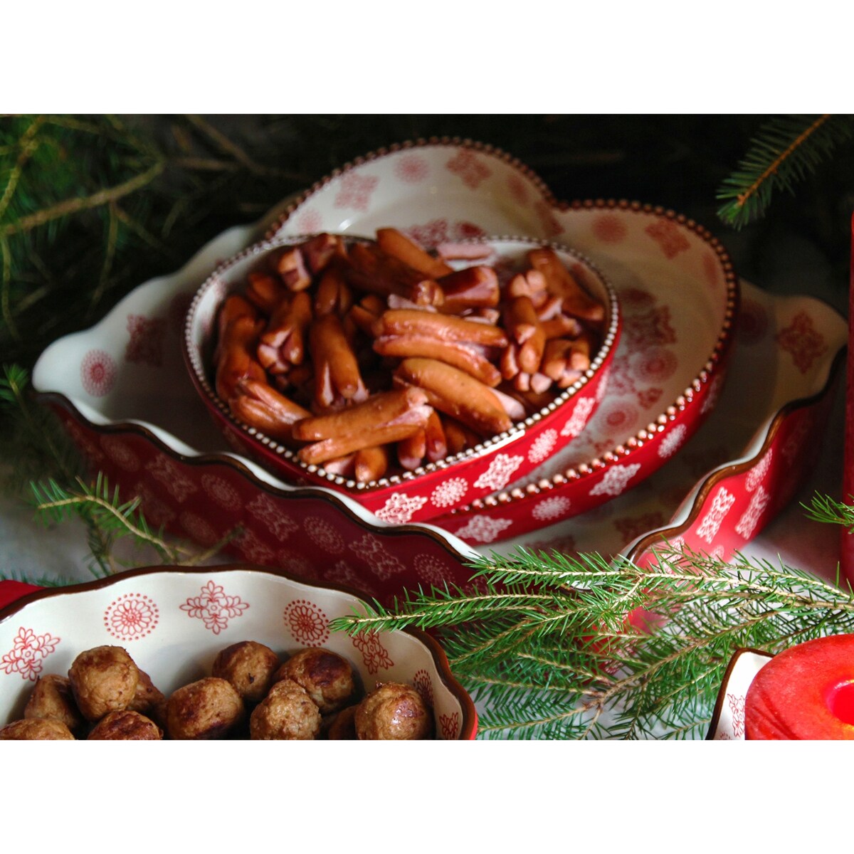 NACZYNIE DO PIECZENIA ZAPIEKANIA SERCE świąteczne patera na ciasto owoce