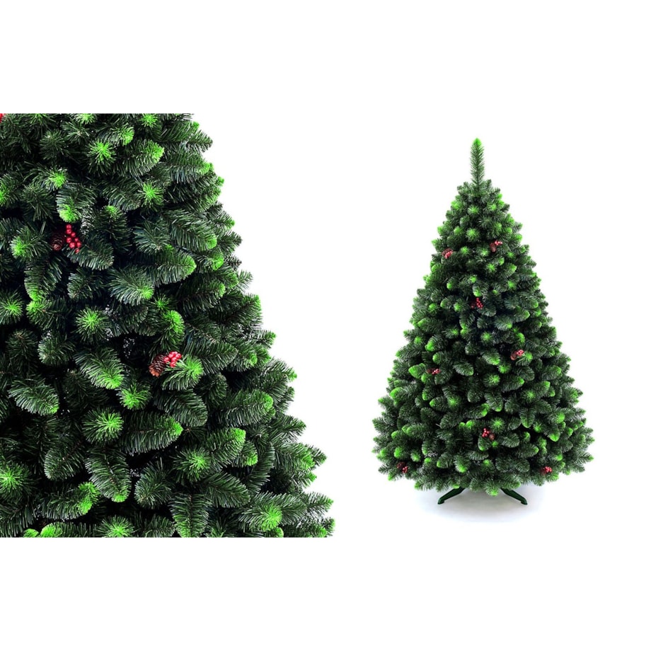 Choinka sztuczna Sosna kwitnąca z ostrokrzewem