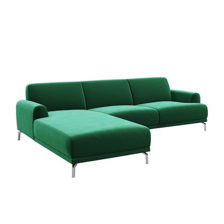 Sofa narożna Puzo - zielona
