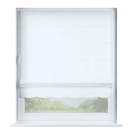 Roleta rzymska Florencja 120x160 prześwitująca, biała