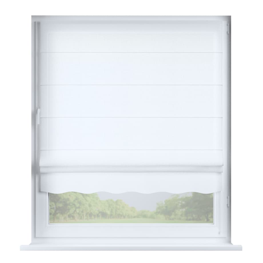 Roleta rzymska Florencja 120x160 prześwitująca, biała