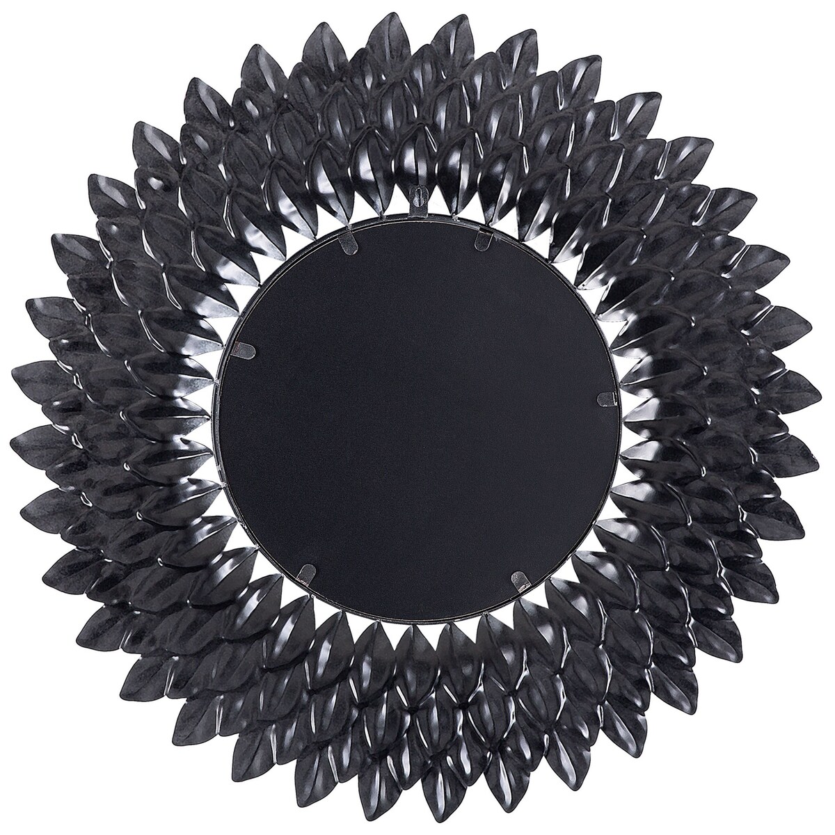 Lustro ścienne LARRAU 70 cm 70 cm Metal Srebrny