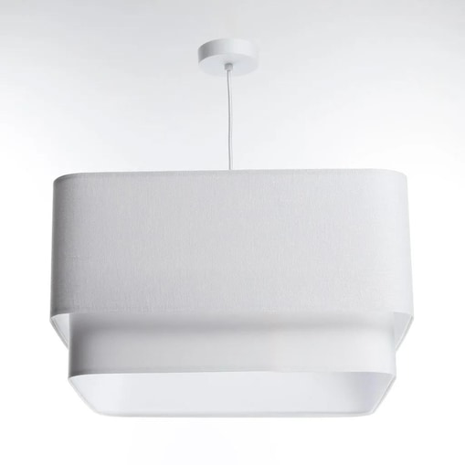 Lampa wisząca KWADRO DUO 010 51x47cm biała
