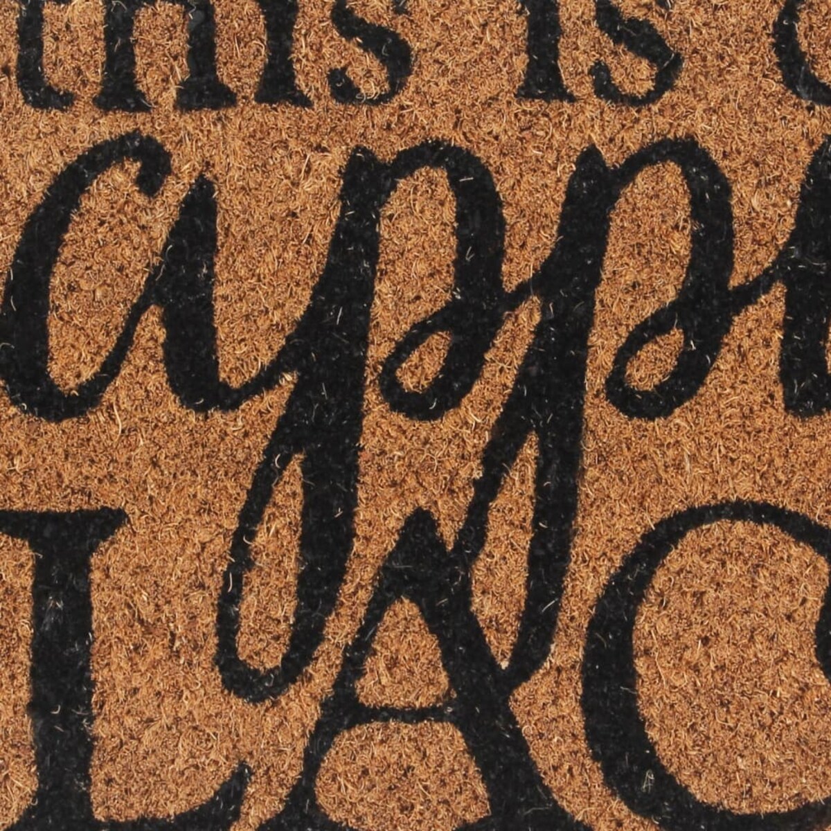 vidaXL Wycieraczka, naturalna, 45x75 cm, włókno kokosowe, tuftowana