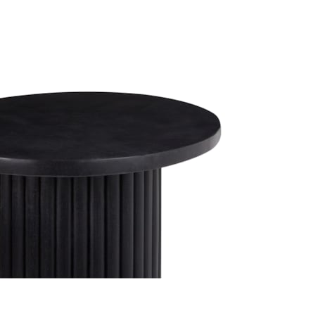 Stolik kawowy Drewno mango Czarny LEMONT