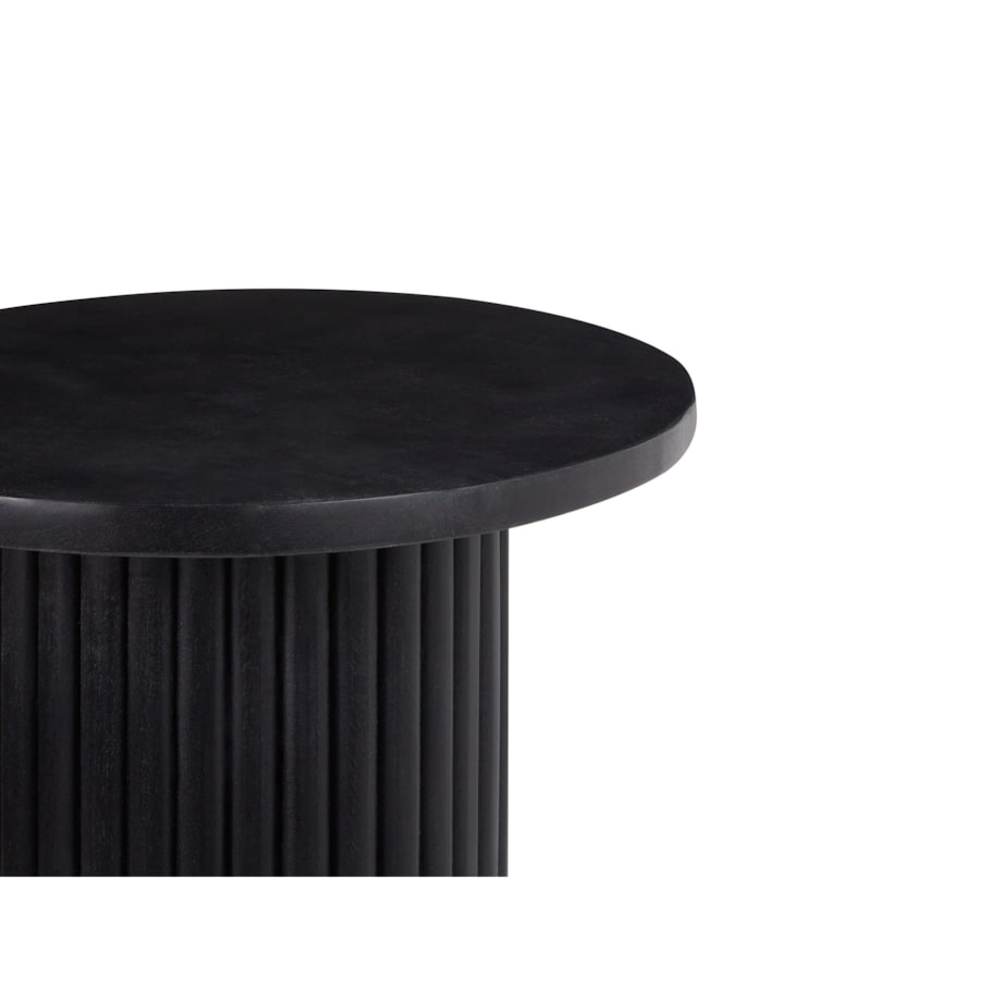 Stolik kawowy Drewno mango Czarny LEMONT