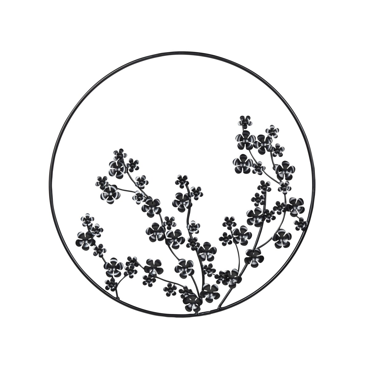 Dekoracja ścienna czarna STRONTIUM