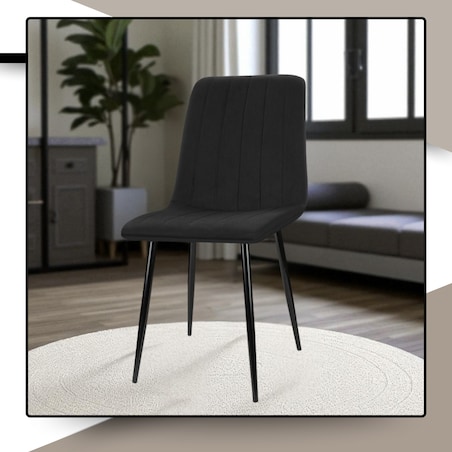 Krzesło tapicerowane do jadalni salonu welurowe nowoczesne do kuchni velvet