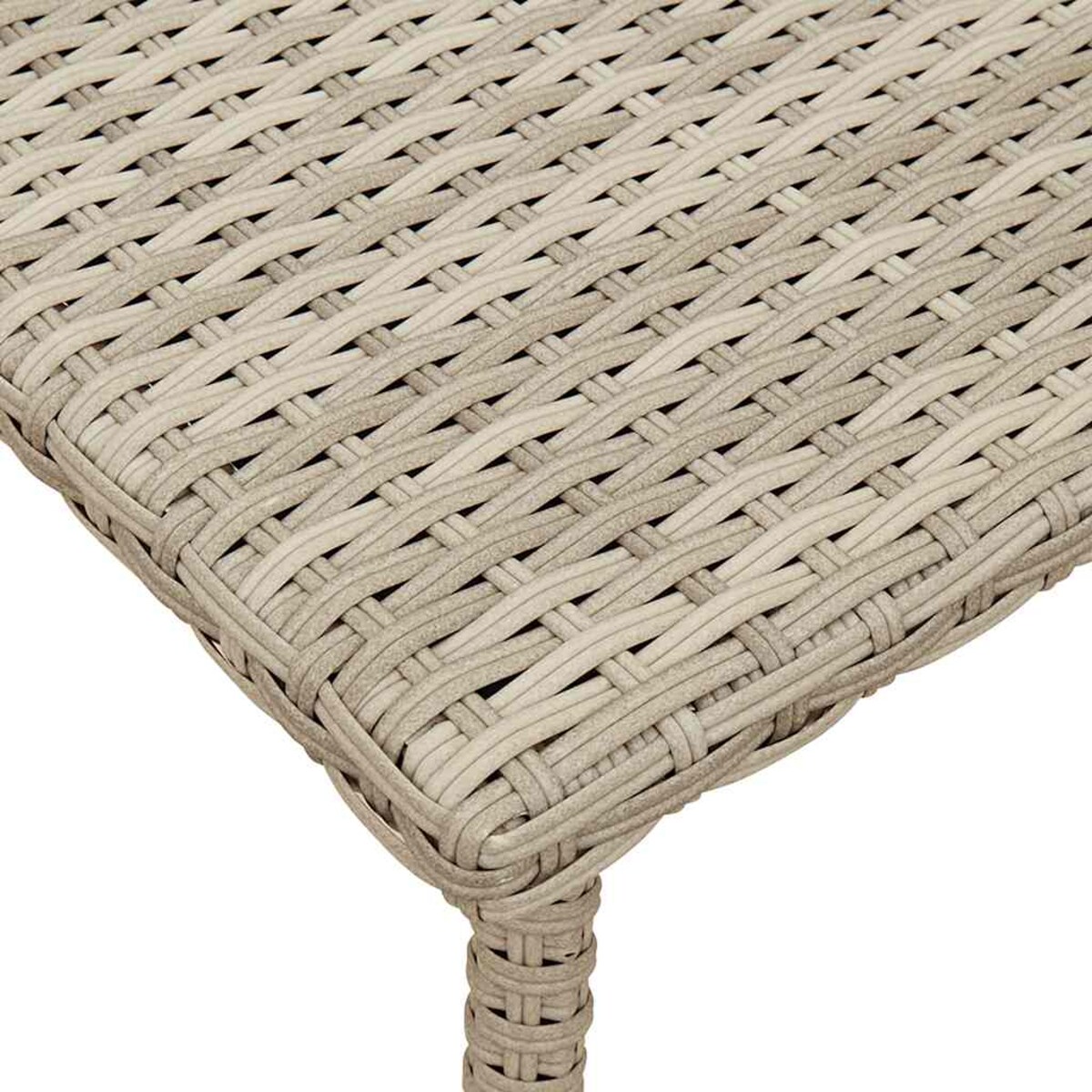 vidaXL Stolik kawowy ogrodowy prostokątny jasnoszary 80x40x37 cm