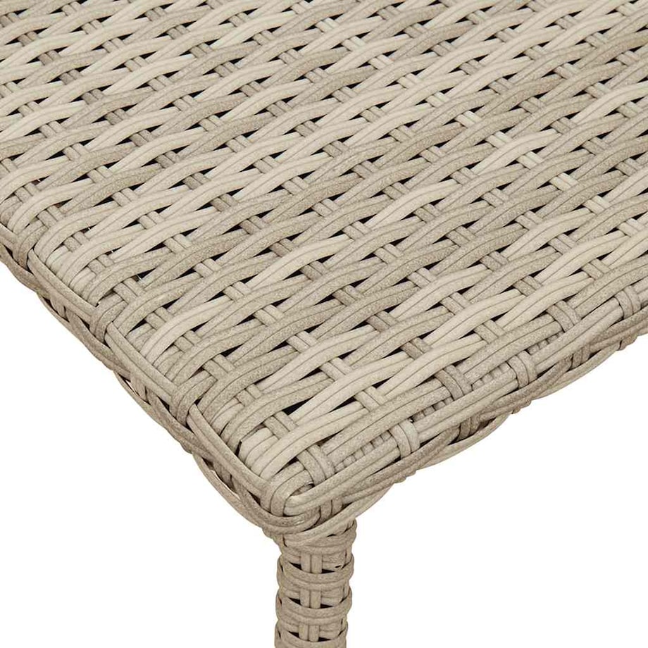 vidaXL Stolik kawowy ogrodowy prostokątny jasnoszary 80x40x37 cm