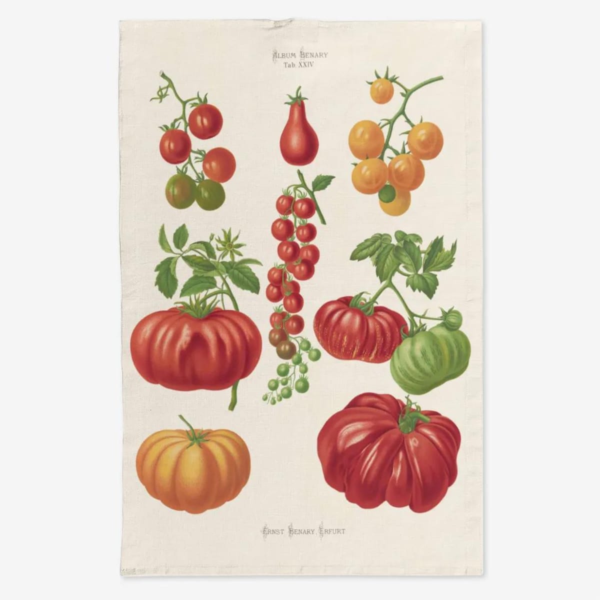 Lniany ręcznik kuchenny - Pomidory