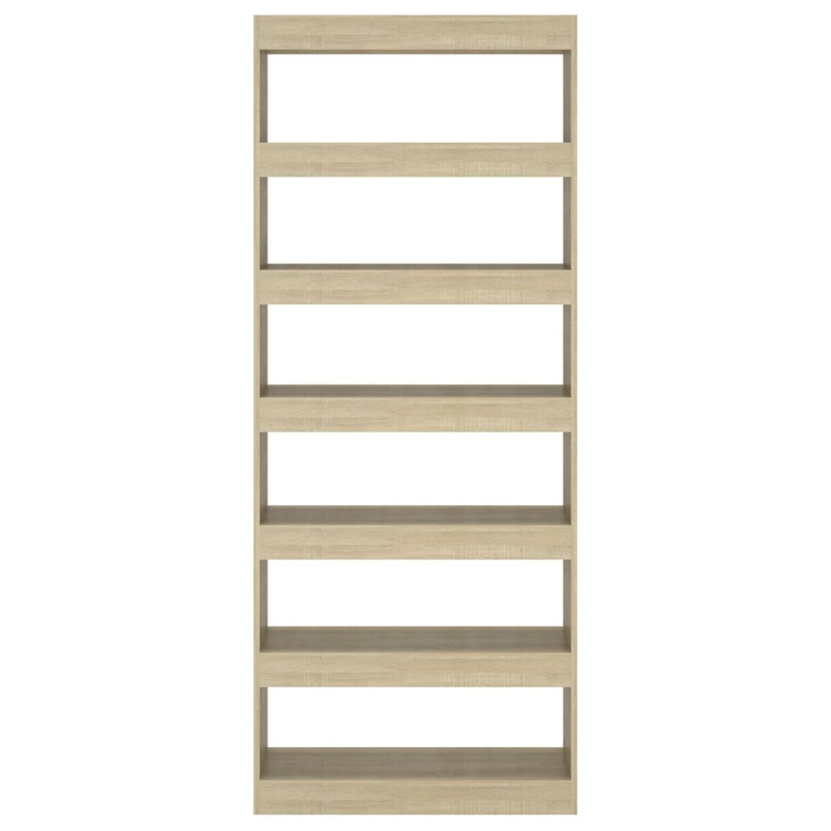 vidaXL Regał na książki/przegroda, dąb sonoma, 80x30x198 cm