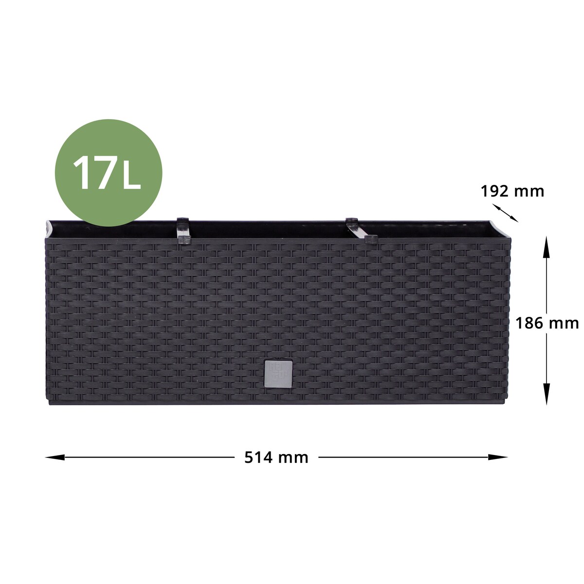 Donica Na Cmentarz Doniczka Korytko Ratanowe Na Wszystkich Świętych Rato Case 17L