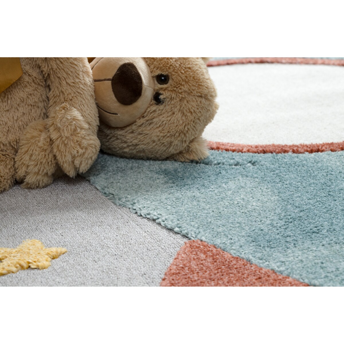 Dywan YOYO GD55 szary / niebieski - Gwiazdki, 200x290 cm