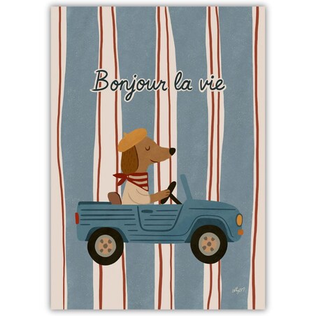 plakat mały kierowca z paryża 70x100