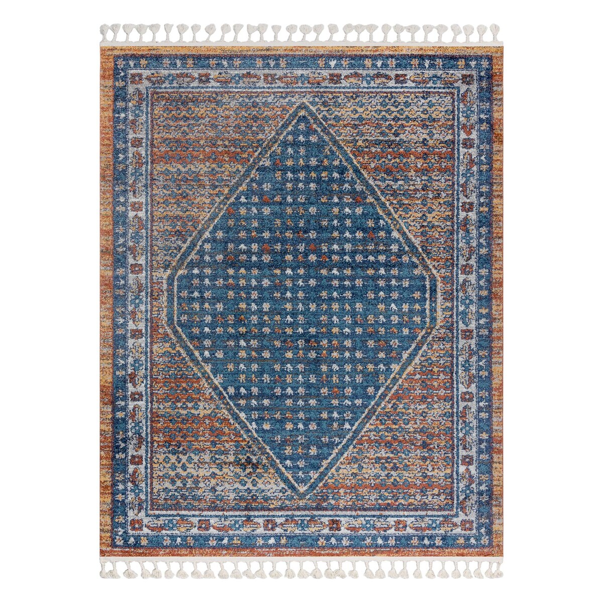 Dywan nowoczesny BELLE BG58A granat / beż 120x170 cm