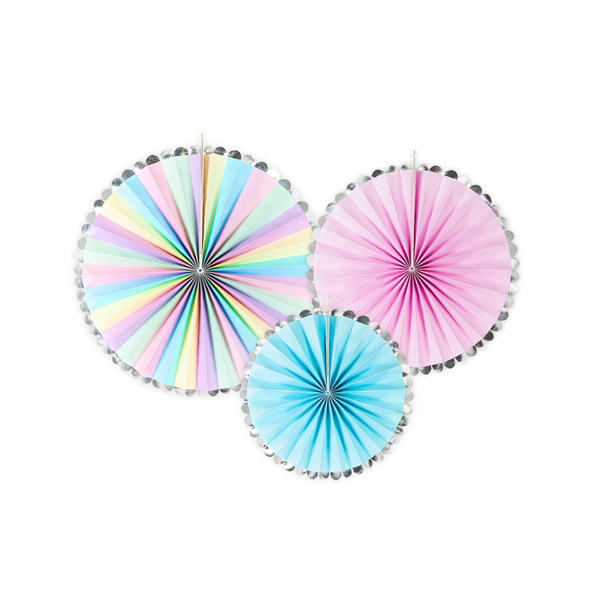 Rozety dekoracyjne Jednorożec, mix (1 op. / 3 szt.)