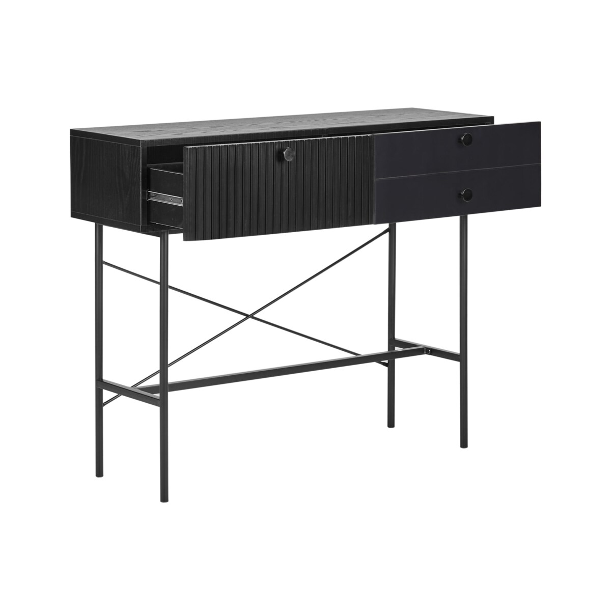 Konsola czarna COVENTRY