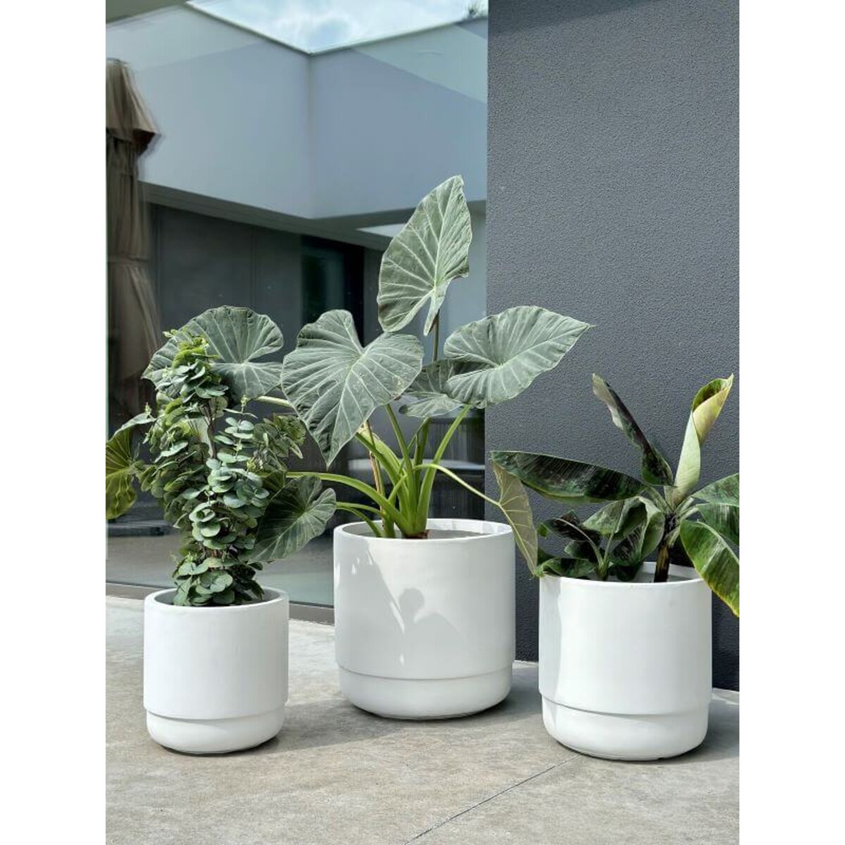 ZESTAW DONICZEK SANTIAGO WHITE SET