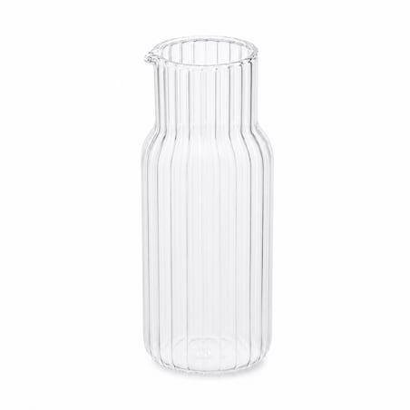 Karafka z falowanymi ściankami 600ml i pokrywką- szklanką 200 ml KARR02