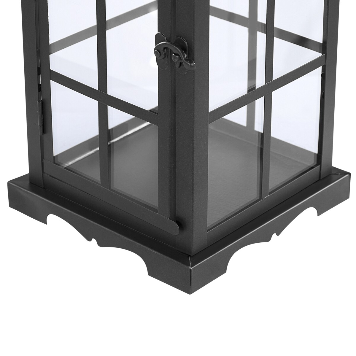 Lampion CLARA Metal 42 cm Czarny