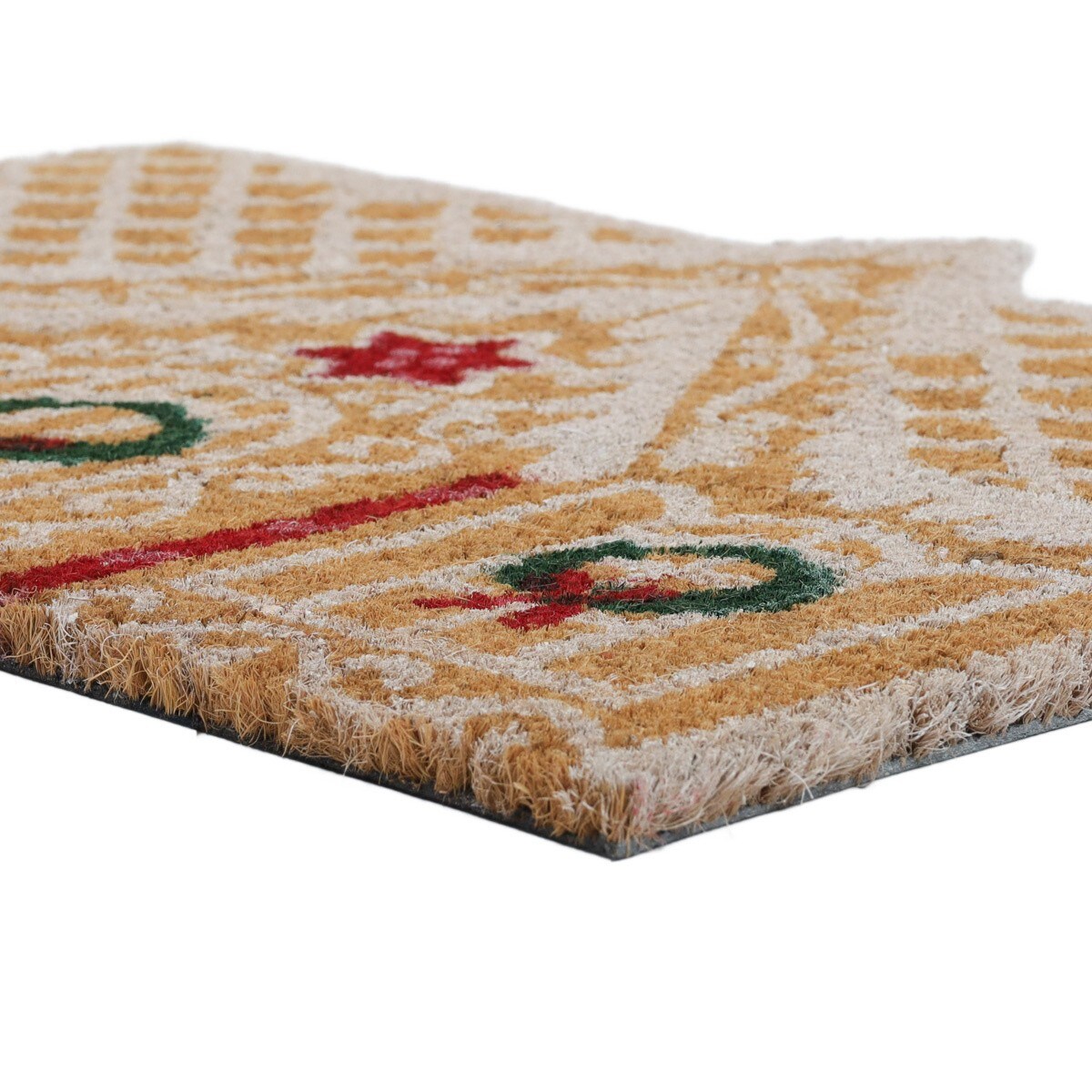 Wycieraczka wejściowa kokosowa Domek z Piernika 39x59x1,5 cm DOGRI