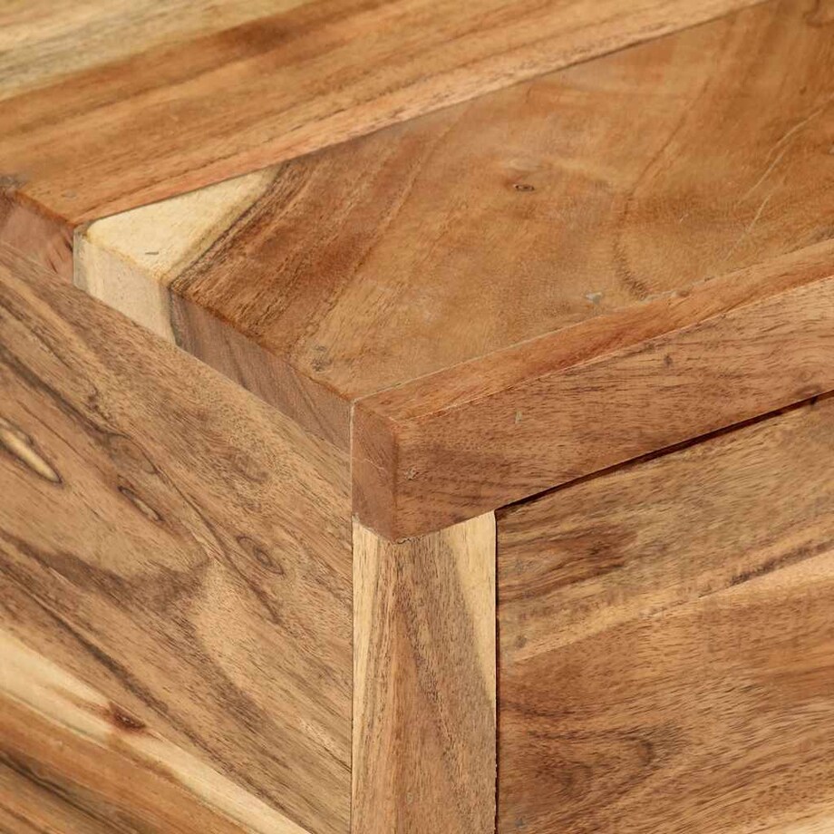 vidaXL Stojak pod TV (118-200) x 30 x 40 cm, lite drewno akacjowe