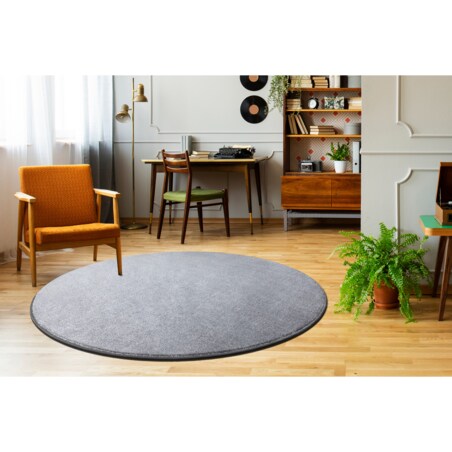 Dywan koło SEDUCTION antracyt 99 miękka, koło 100 cm